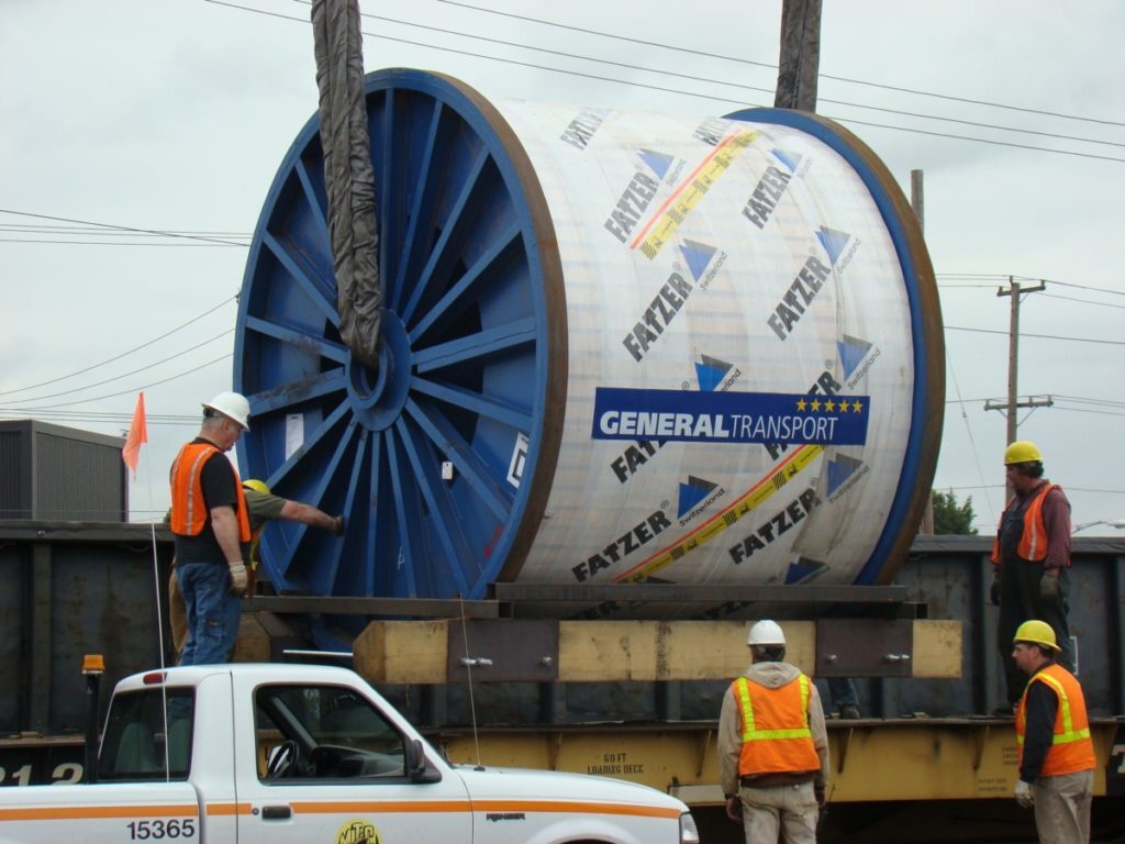 Heavy cable reel lift